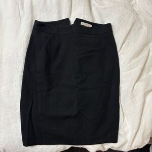 LOFT  - Black Pencil Skirt, Size 0P